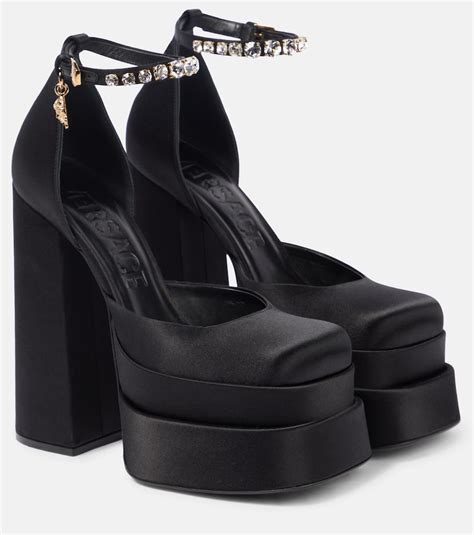 dupe for versace platform heels|versace medusa platform heels.